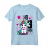Bambino Ho 3 Anni - Maglietta Compleanno Bimba 3 Anni con Unicorno - Leggera e Confortevole