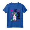 Bambino Ho 3 Anni - Maglietta Compleanno Bimba 3 Anni con Unicorno - Leggera e Confortevole