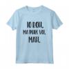 io boh ma pure voi mah Maglietta - Regalo Divertente per Donna - Ideale per Ragazza, Sposa e Donna - Taglio Classico