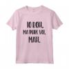 io boh ma pure voi mah Maglietta - Regalo Divertente per Donna - Ideale per Ragazza, Sposa e Donna - Taglio Classico