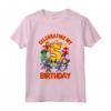 Bambino Celebrando il mio Compleanno - 5a Festa dei Supereroi - Maglietta Compleanno Supereroi per Bambini - Ideale per il 5° Compleanno