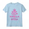 Addio al Nubilato Keep Calm Sono la Sorella della Sposa - Maglietta Divertente per Donna - Idea Regalo Originale per l'Addio al Nubilato