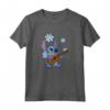 HapTiger Lilo & Stitch Flowers Background Maglietta - Officially Licensed Disney Apparel - Ohana Means Family