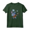 HapTiger Lilo & Stitch Flowers Background Maglietta - Officially Licensed Disney Apparel - Ohana Means Family