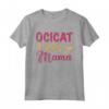 Design Di Zampe Di Gatto - Ocicat Cat Mama Maglietta - Ideale per Proprietari e Amanti dei Gatti Ocicat