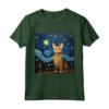 Ocicat Cat Starry Night - Maglietta Ocicat Cat Love - Ideale per Proprietari di Ocicat Cat - Compleanno