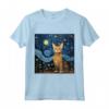 Ocicat Cat Starry Night - Maglietta Ocicat Cat Love - Ideale per Proprietari di Ocicat Cat - Compleanno