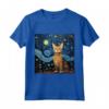 Ocicat Cat Starry Night - Maglietta Ocicat Cat Love - Ideale per Proprietari di Ocicat Cat - Compleanno