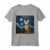 Ocicat Cat Starry Night - Maglietta Ocicat Cat Love - Ideale per Proprietari di Ocicat Cat - Compleanno