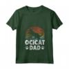 Donna Cad Owner Dad - Retro Ocicat Dad Maglietta con Collo a V per Amanti dei Gatti - Regalo Unico per Proprietari di Gatti Ocicat e Papà Felini