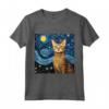 Ocicat Cat Starry Night - Maglietta Ocicat Cat Love per Proprietari - Ideale per Compleanno
