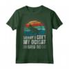 Sorry I Can't My Cat Said No - Retro Ocicat Cat Maglietta - Ideale per Proprietari di Gatti Ocicat e Amanti dei Gatti