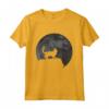 Luna e gatto Silhouette - Ocicat Maglietta - Design Divertente per Amanti dei Gatti Ocicat - Ideale per Compleanno, Natale e Giornata Internazionale del Gatto