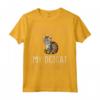 Sorry I Can't - My Cat Said No - Ocicat Cat Maglietta per Proprietari di Gatti - Design Unico e Divertente
