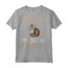 Sorry I Can't - My Cat Said No - Ocicat Cat Maglietta per Proprietari di Gatti - Design Unico e Divertente