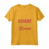 Design Di Zampe Di Gatto - Ocicat Cat Mama Maglietta con Collo a V - Ideale per Proprietari di Gatti Ocicat