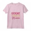 Design Di Zampe Di Gatto - Ocicat Cat Mama Maglietta con Collo a V - Ideale per Proprietari di Gatti Ocicat
