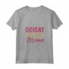 Design Di Zampe Di Gatto - Ocicat Cat Mama Maglietta con Collo a V - Ideale per Proprietari di Gatti Ocicat