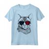 Ocicat Cat 4 luglio America USA Bandiera Maglietta - Regalo per Proprietari di Gatti - Ideale per Natale, Compleanni e San Valentino