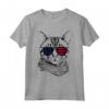 Ocicat Cat 4 luglio America USA Bandiera Maglietta - Regalo per Proprietari di Gatti - Ideale per Natale, Compleanni e San Valentino