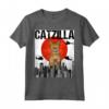 Divertente Gatto Vintage Giapponese Catzilla Ocicat Maglietta - Regalo per Amanti dei Gatti - Ideale per Amici a Quattro Zampe