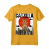 Divertente Gatto Vintage Giapponese Catzilla Ocicat Maglietta - Regalo per Amanti dei Gatti - Ideale per Amici a Quattro Zampe