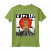 Divertente Gatto Vintage Giapponese Catzilla Ocicat Maglietta - Regalo per Amanti dei Gatti - Ideale per Amici a Quattro Zampe