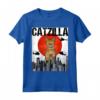 Divertente Gatto Vintage Giapponese Catzilla Ocicat Maglietta - Regalo per Amanti dei Gatti - Ideale per Amici a Quattro Zampe