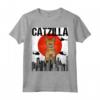 Divertente Gatto Vintage Giapponese Catzilla Ocicat Maglietta - Regalo per Amanti dei Gatti - Ideale per Amici a Quattro Zampe