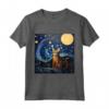 Ocicat Cat Starry Night - Maglietta Ocicat Cat Love - Regalo unico per i Proprietari di Gatti Ocicat