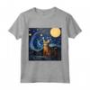 Ocicat Cat Starry Night - Maglietta Ocicat Cat Love - Regalo unico per i Proprietari di Gatti Ocicat