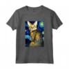 Ocicat Cat Notte Stellata - Maglietta Pittura Gatti Ocicat per Uomini, Donne e Bambini - Regalo Carino per Amanti dei Gatti - Ideale per Natale o Compleanni