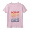 Gatto retrò Ocicat Groovy Maglietta con Collo a V - Design per gli Amanti di Ocicat - Moda Felina Retrò