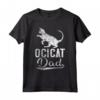 Cad Owner Dad - Ocicat Dad Maglietta - Design Unico per Proprietari di Gatti Ocicat - Regalo Perfetto per Papa' Gatto