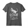 Cad Owner Dad - Ocicat Dad Maglietta - Design Unico per Proprietari di Gatti Ocicat - Regalo Perfetto per Papa' Gatto