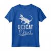 Cad Owner Dad - Ocicat Dad Maglietta - Design Unico per Proprietari di Gatti Ocicat - Regalo Perfetto per Papa' Gatto