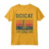 Migliori Uomini Di Papà Gatto - Vintage OciCat Maglietta per la Festa del Papà - Perfetta idea regalo per il Miglior Padre