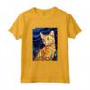 Ocicat Cat Notte Stellata Pittura - Maglietta per Uomini, Donne e Bambini - Regalo Carino per Amanti dei Gatti Ocicat