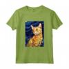 Ocicat Cat Notte Stellata Pittura - Maglietta per Uomini, Donne e Bambini - Regalo Carino per Amanti dei Gatti Ocicat