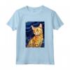 Ocicat Cat Notte Stellata Pittura - Maglietta per Uomini, Donne e Bambini - Regalo Carino per Amanti dei Gatti Ocicat