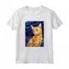 Ocicat Cat Notte Stellata Pittura - Maglietta per Uomini, Donne e Bambini - Regalo Carino per Amanti dei Gatti Ocicat
