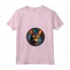 Ocicat - Maglietta Artistica in Vetro Colorato con Design Stained Glass - Dedicato al Nostro Fedele Amico a Quattro Zampe