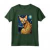 Ocicat Cat Notte Stellata - Maglietta per Uomini, Donne e Bambini - Regalo Carino per gli Amanti dei Gatti Ocicat