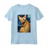 Ocicat Cat Notte Stellata - Maglietta per Uomini, Donne e Bambini - Regalo Carino per gli Amanti dei Gatti Ocicat