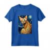 Ocicat Cat Notte Stellata - Maglietta per Uomini, Donne e Bambini - Regalo Carino per gli Amanti dei Gatti Ocicat