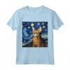 Ocicat Cat Starry Night - Maglietta Love and Devotion per Amanti dei Gatti Ocicat - Ideale per Compleanni