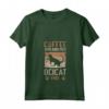 Donna Cat Owner & Barista Motif - Coffee & Ocicat Cat Maglietta con Collo a V - Caffè e Ocicat Vibe - Ideale per Allevatori e Amanti dei Gatti
