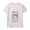 Donna Cat Owner & Barista Motif - Coffee & Ocicat Cat Maglietta con Collo a V - Caffè e Ocicat Vibe - Ideale per Allevatori e Amanti dei Gatti