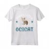 Purrfectly Obsessed With Ocicat Cat Maglietta - Design Carino per Proprietari di Gatti Ocicat - Ideale Regalo per Amanti dei Gatti