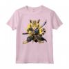 Samurai Gatto Giapponese Kawaii Ninja Ocicat Cat Maglietta - Design Intricato per Appassionati di Gatti e Ninja